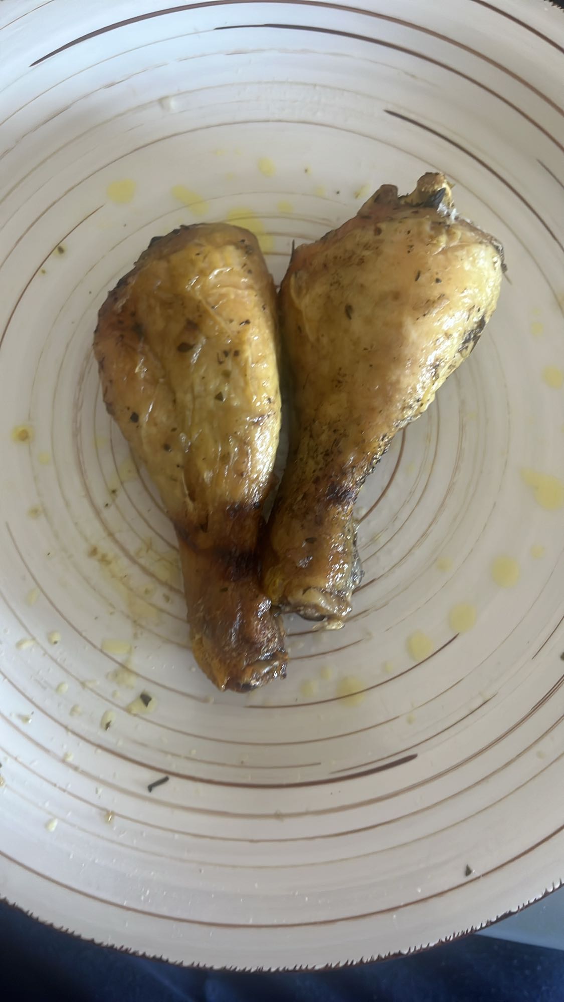 muslos de pollo asados