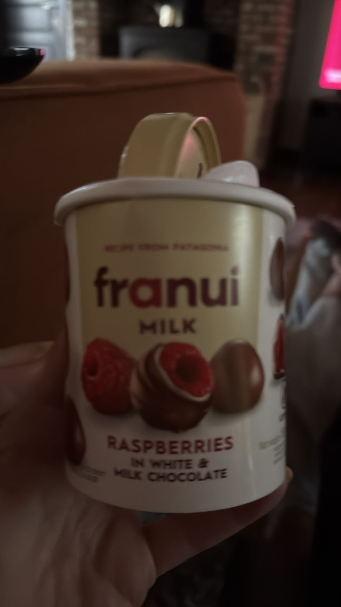 frambozen in chocolade