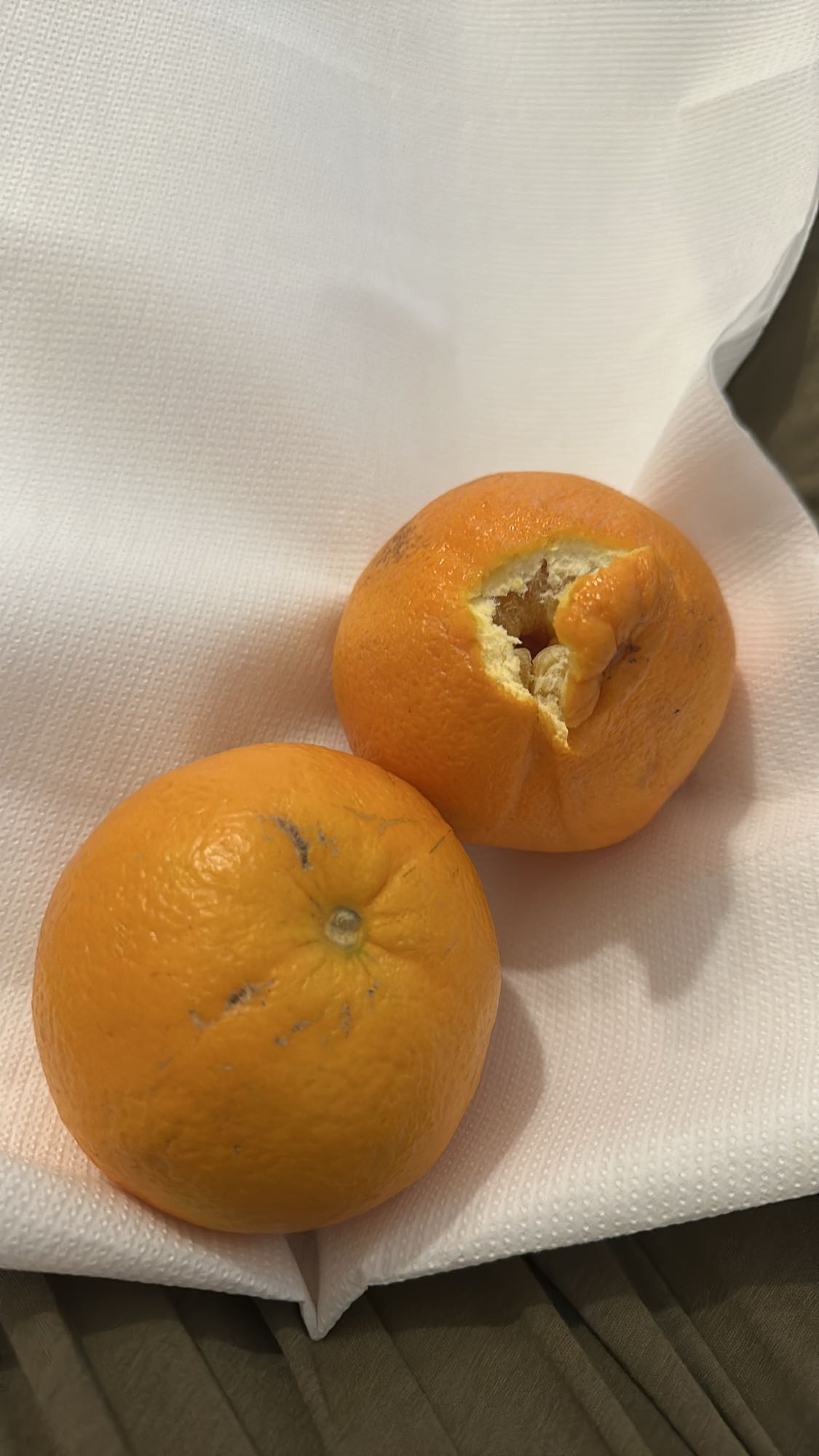 Two oranges