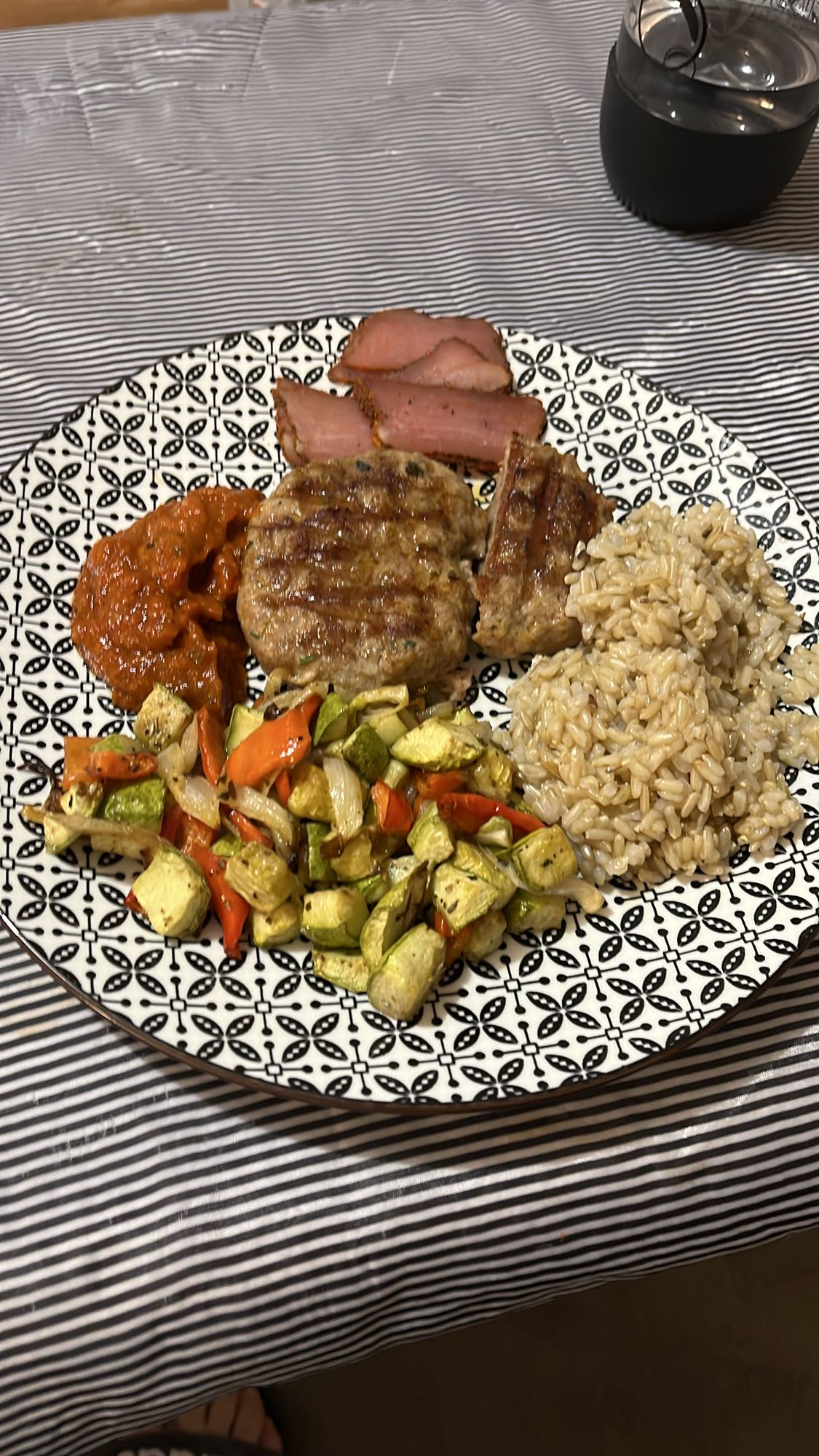 Кюфте с ориз и зеленчуци