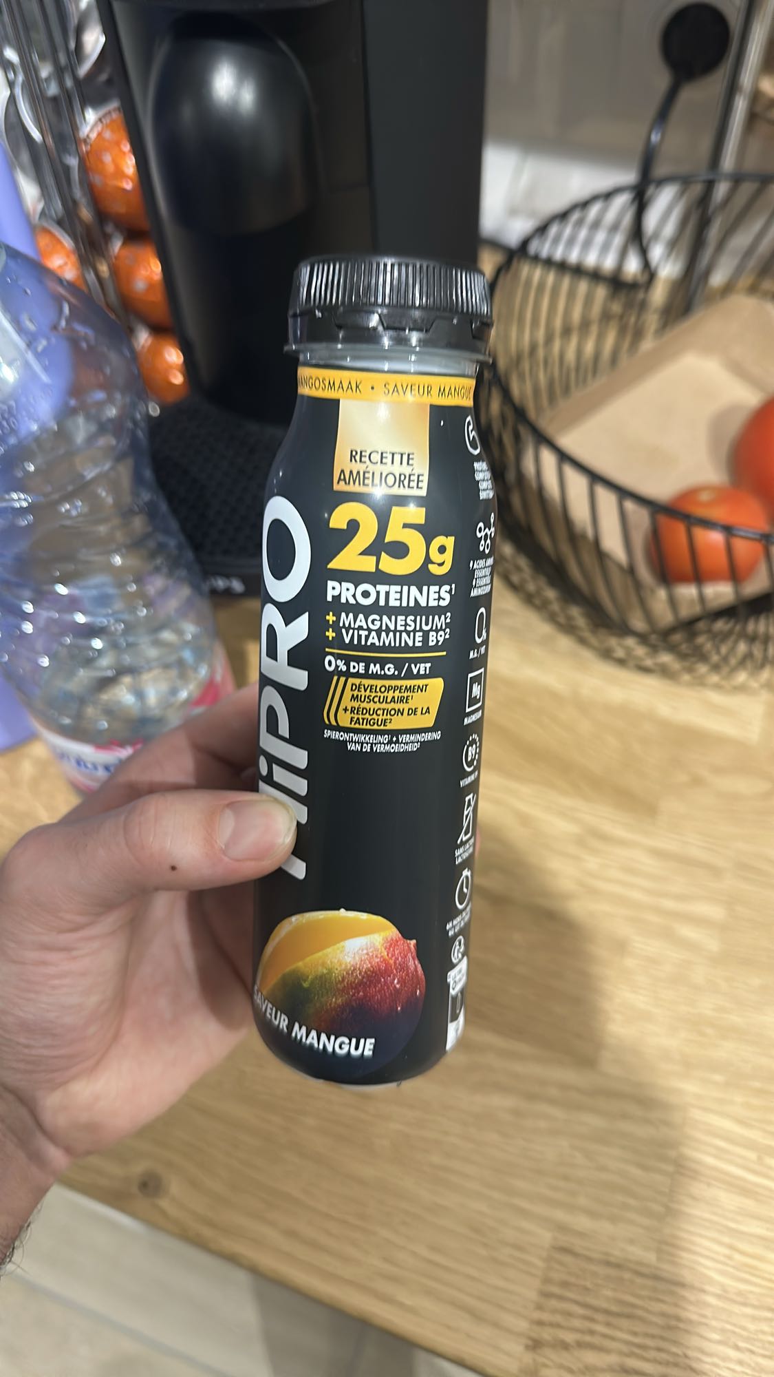 Boisson protéinée mangue