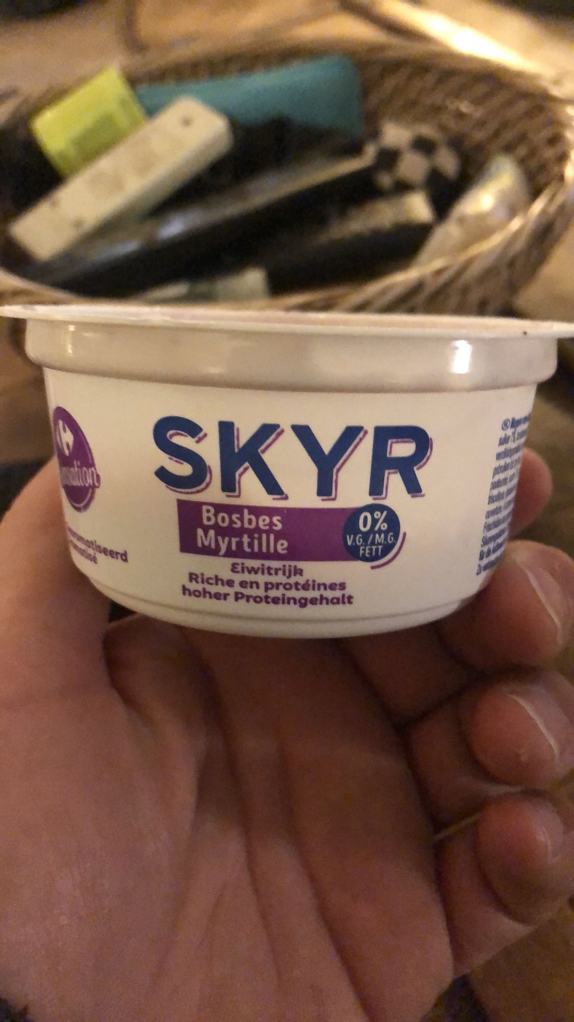 Skyr myrtille