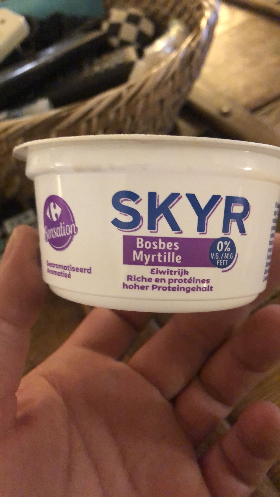 Skyr myrtille