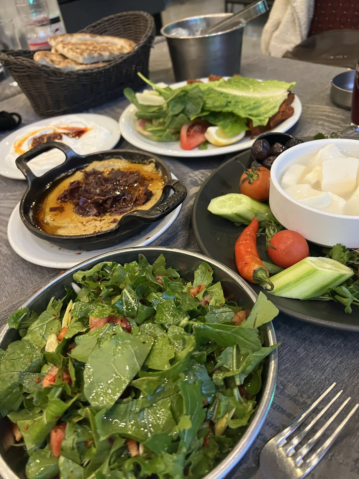 Mediterranean Breakfast Spread