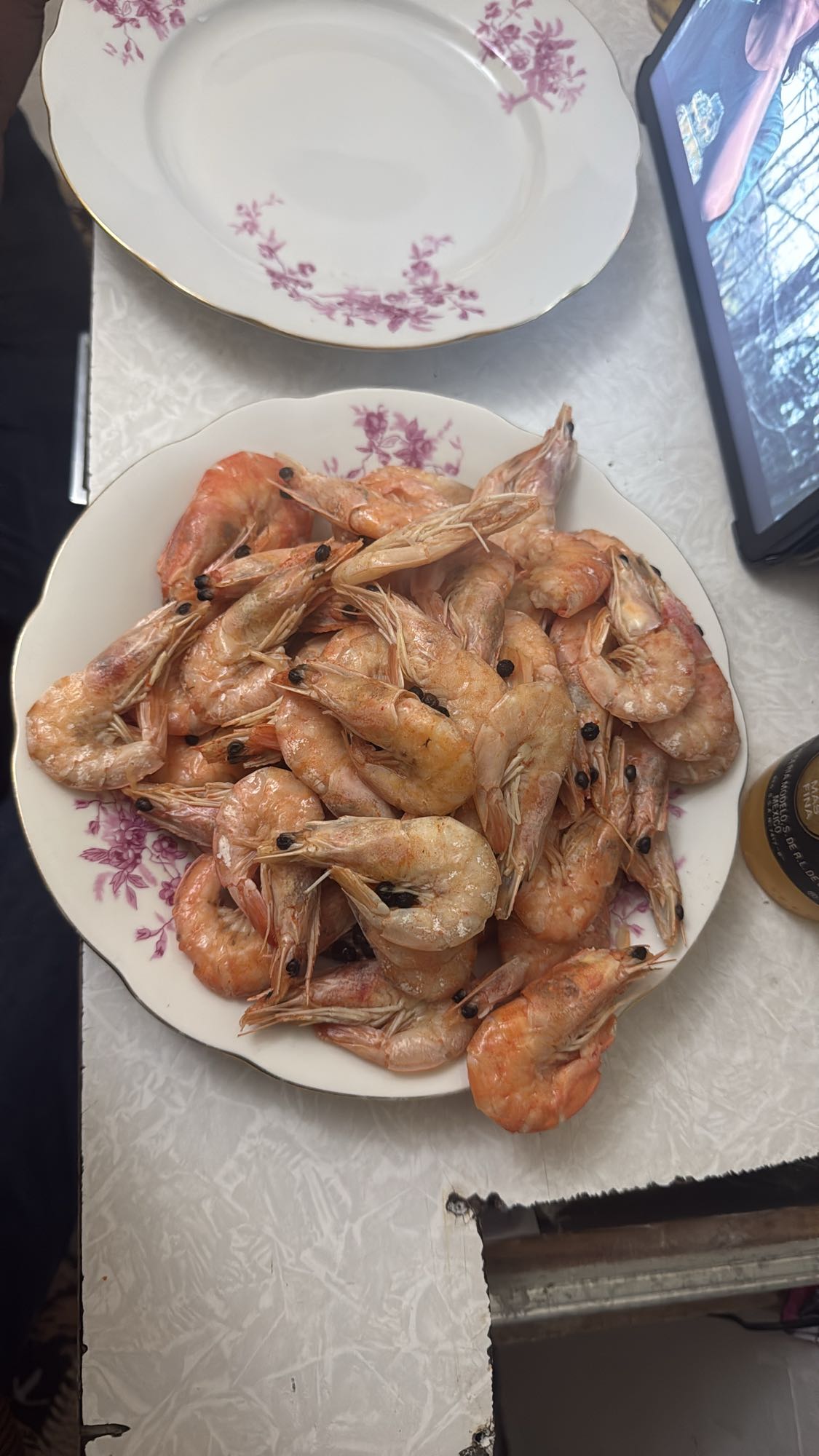 отварные креветки