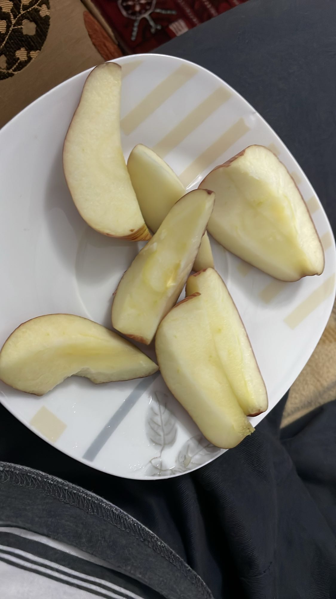 Sliced Apple Plate
