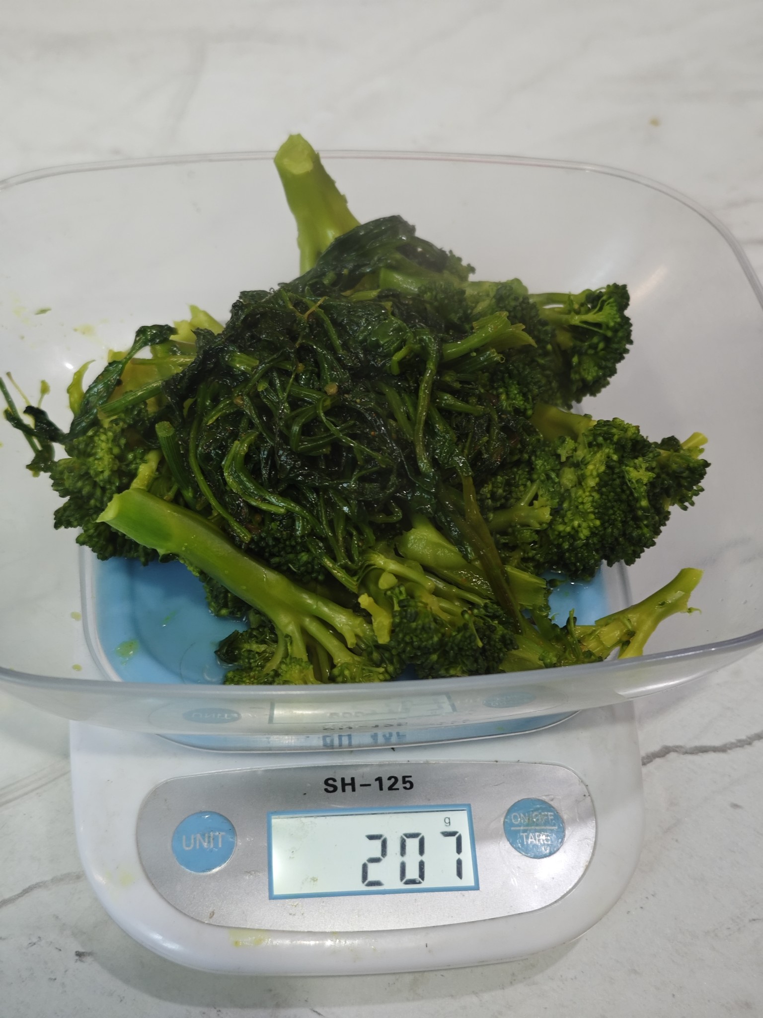 Steamed Broccoli Greens