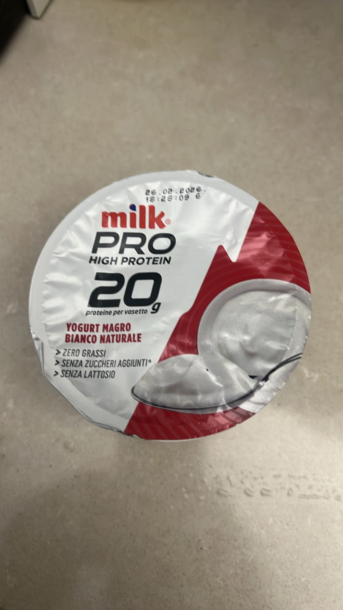 Yogurt magro proteico