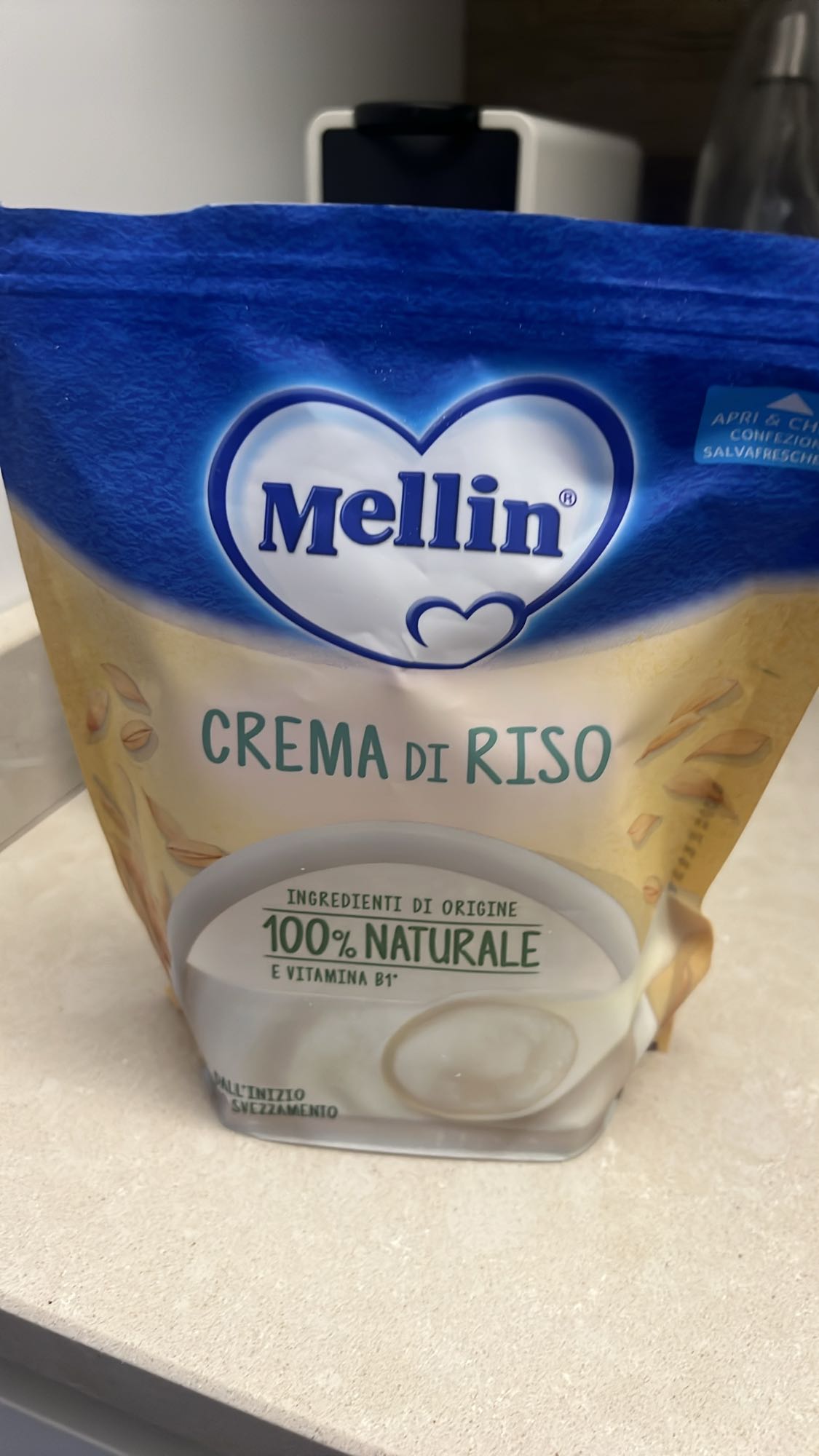 Crema di riso Mellin