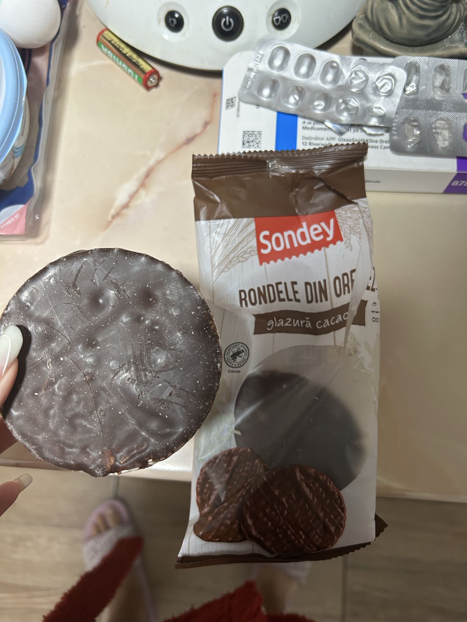Rondele orez cu ciocolată