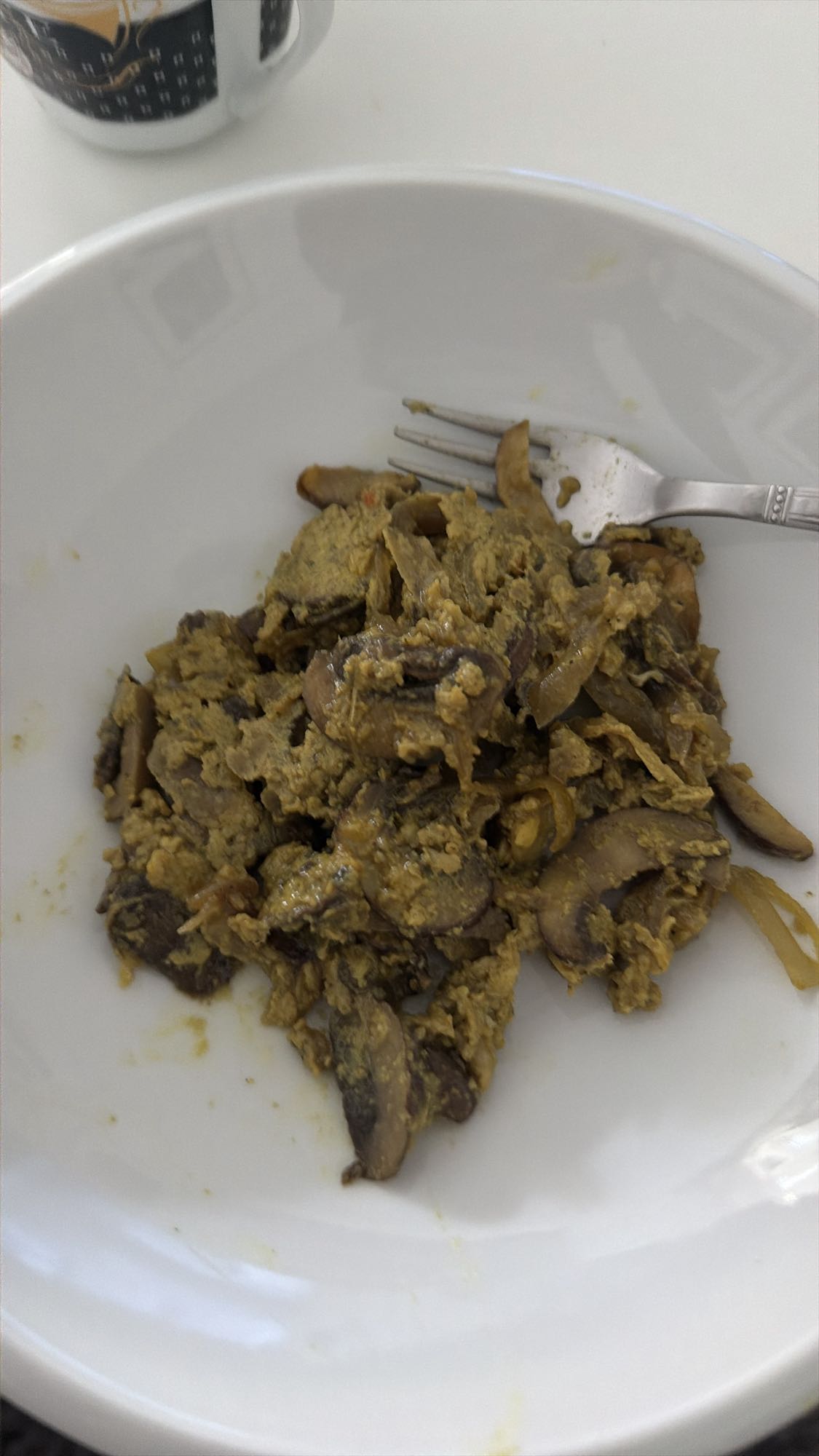 Mushroom Scrambled Eggs