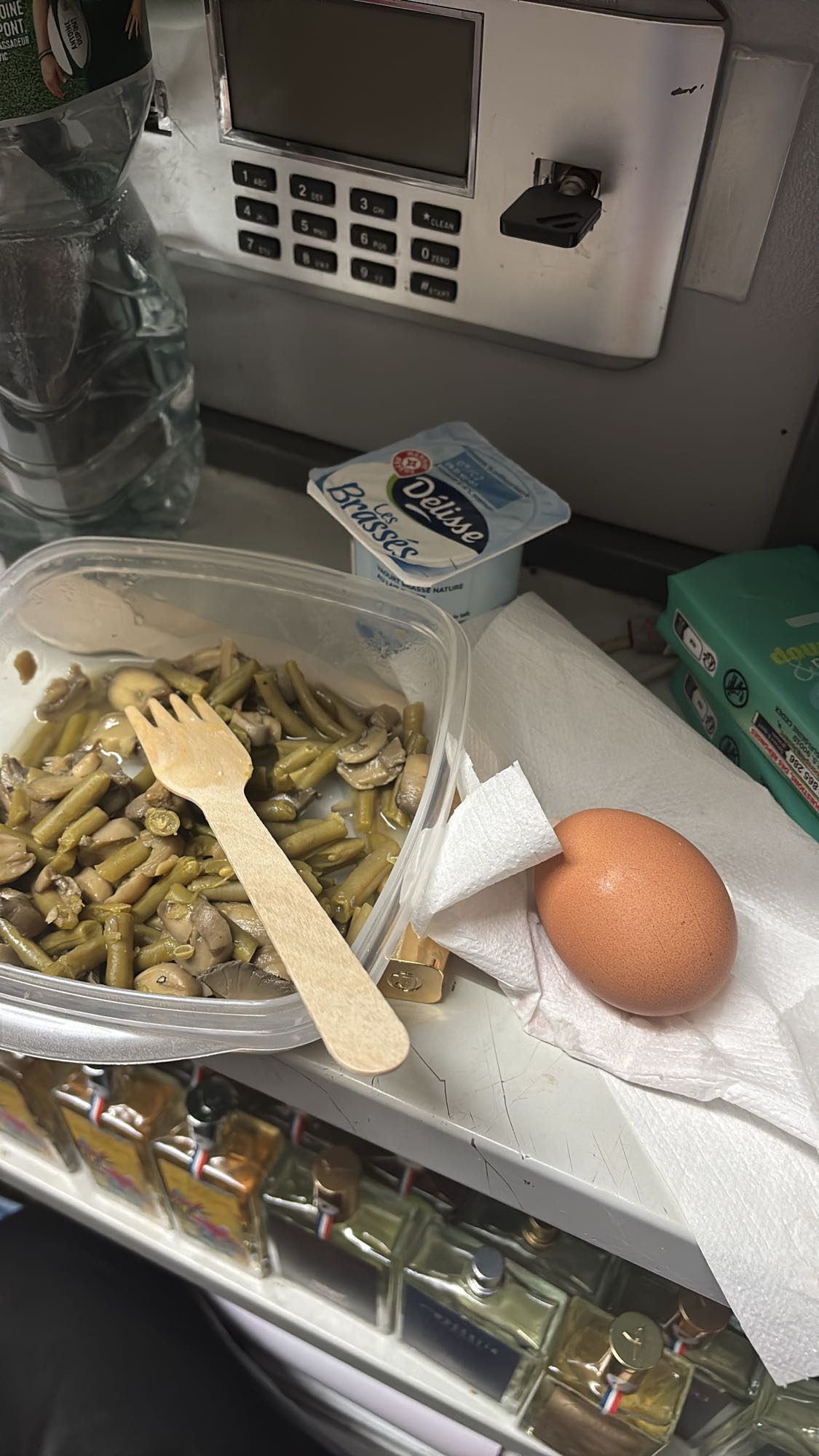 Déjeuner rapide légumes œuf