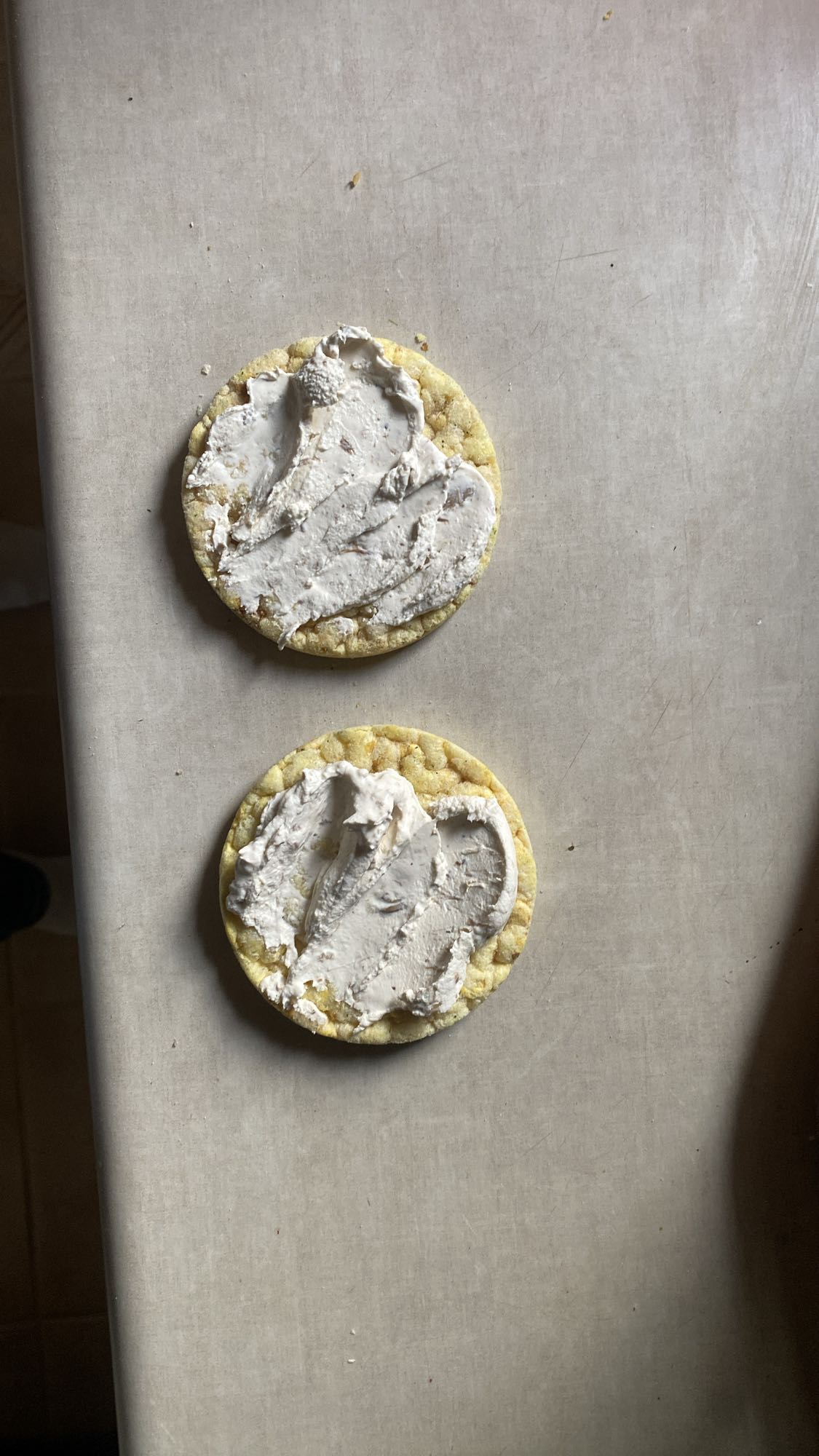 Wafle ryżowe z serkiem