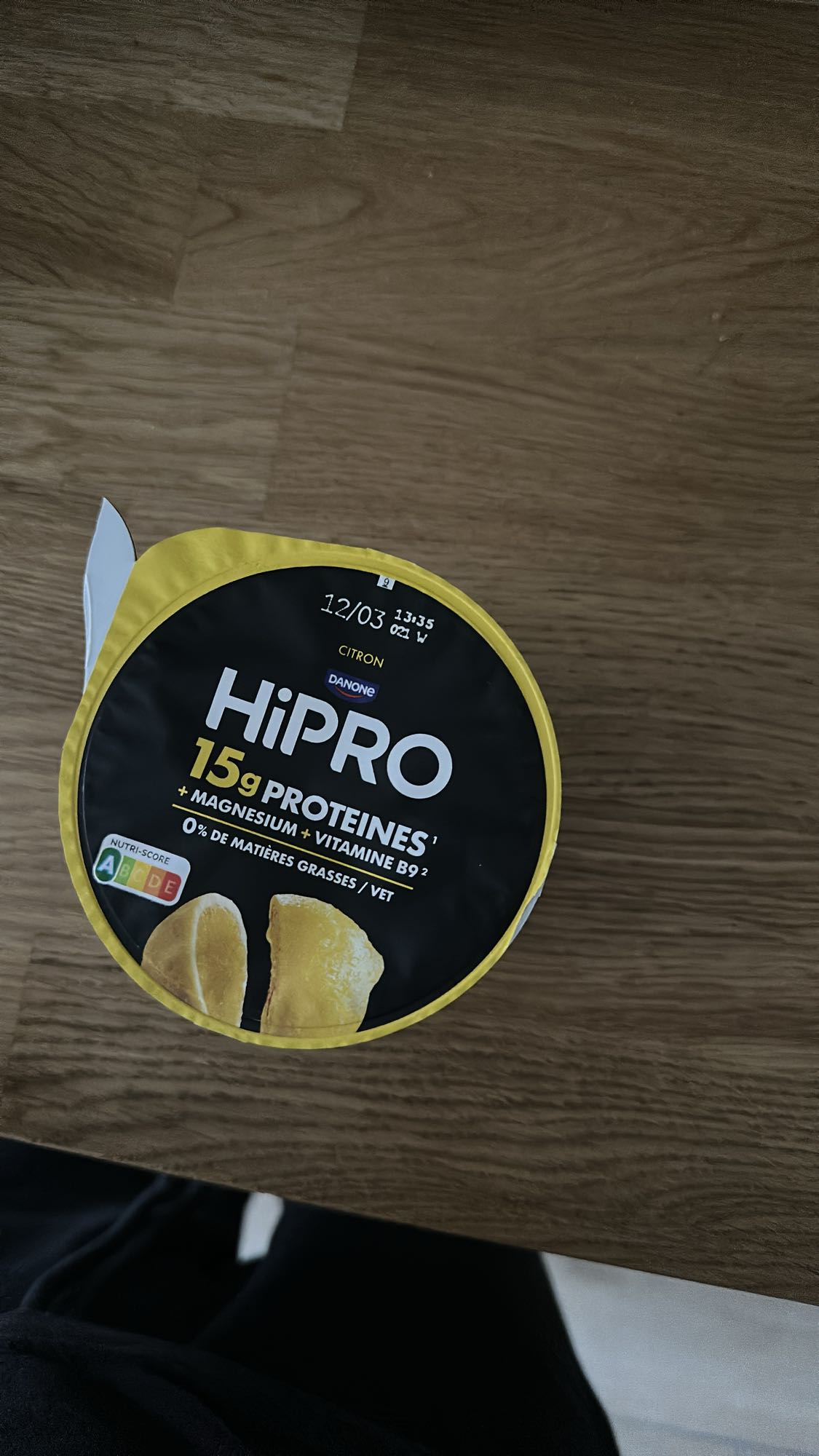 Yaourt HiPRO citron