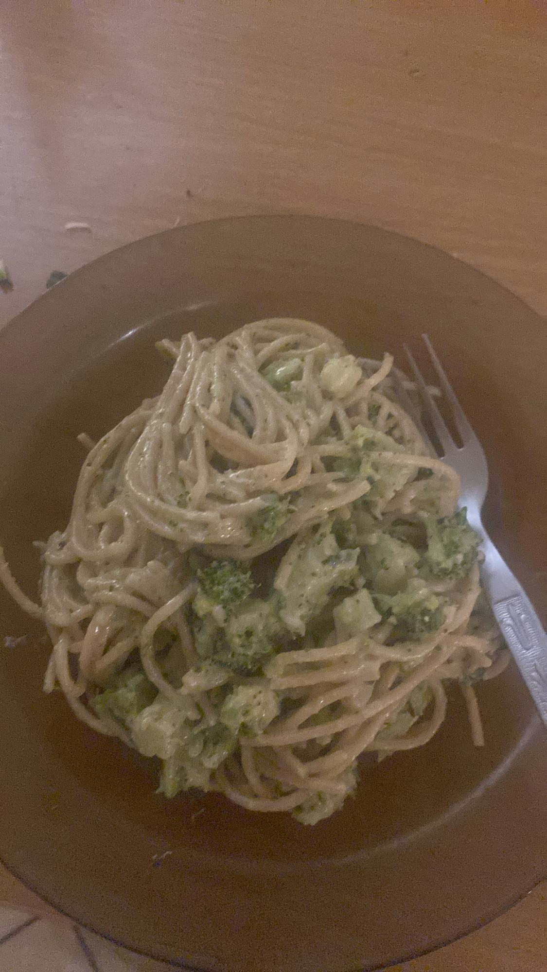 Spaghetti z brokułami