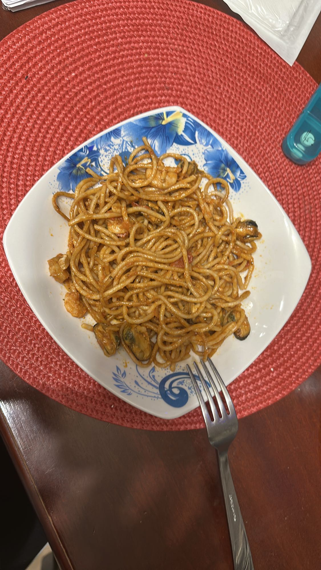 Spaghete cu fructe de mare