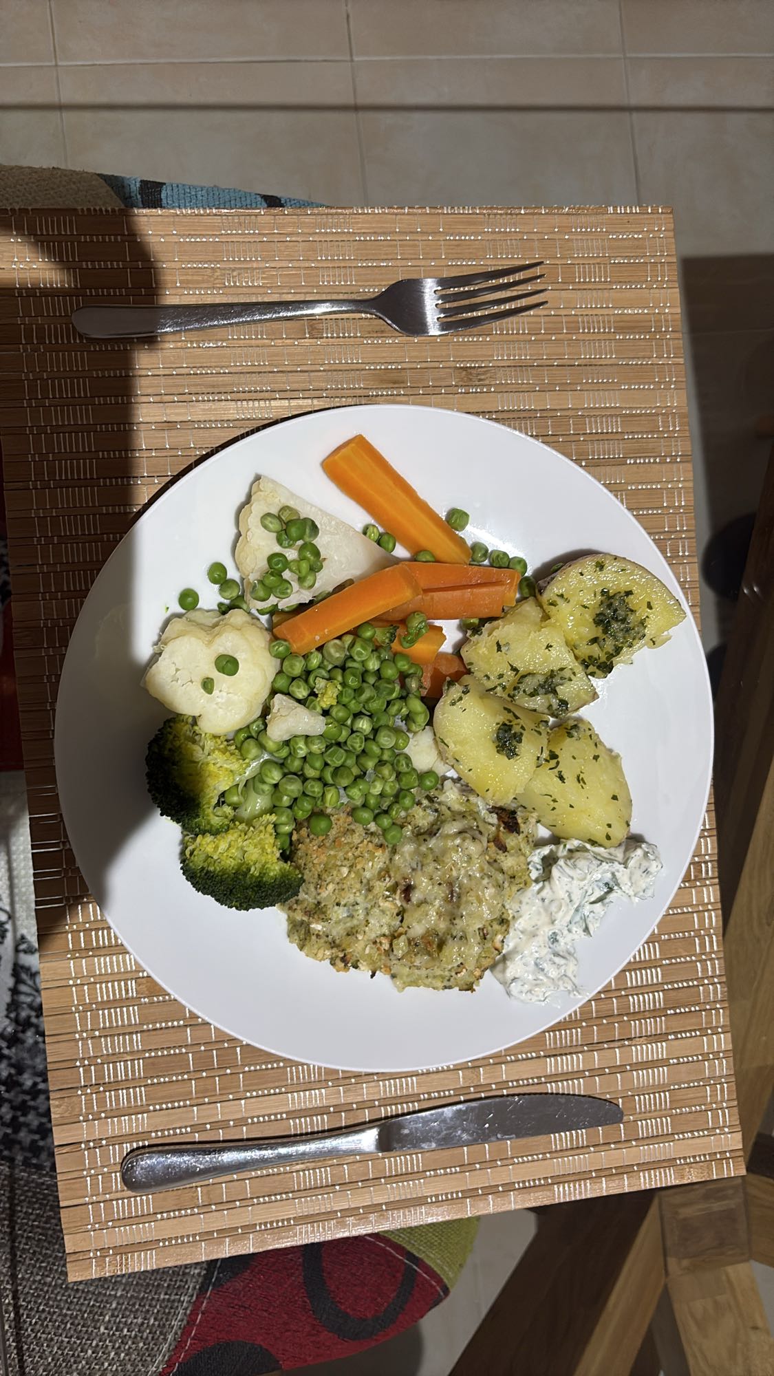 Vegetable and Potato Plate