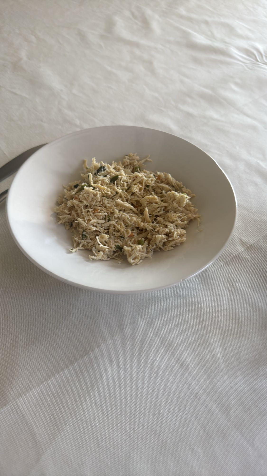 Frango desfiado simples