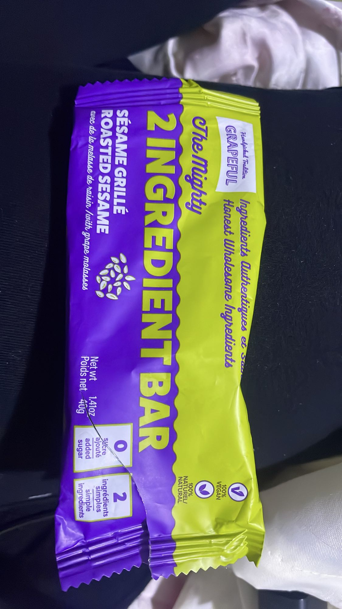 Sesame Grape Molasses Bar