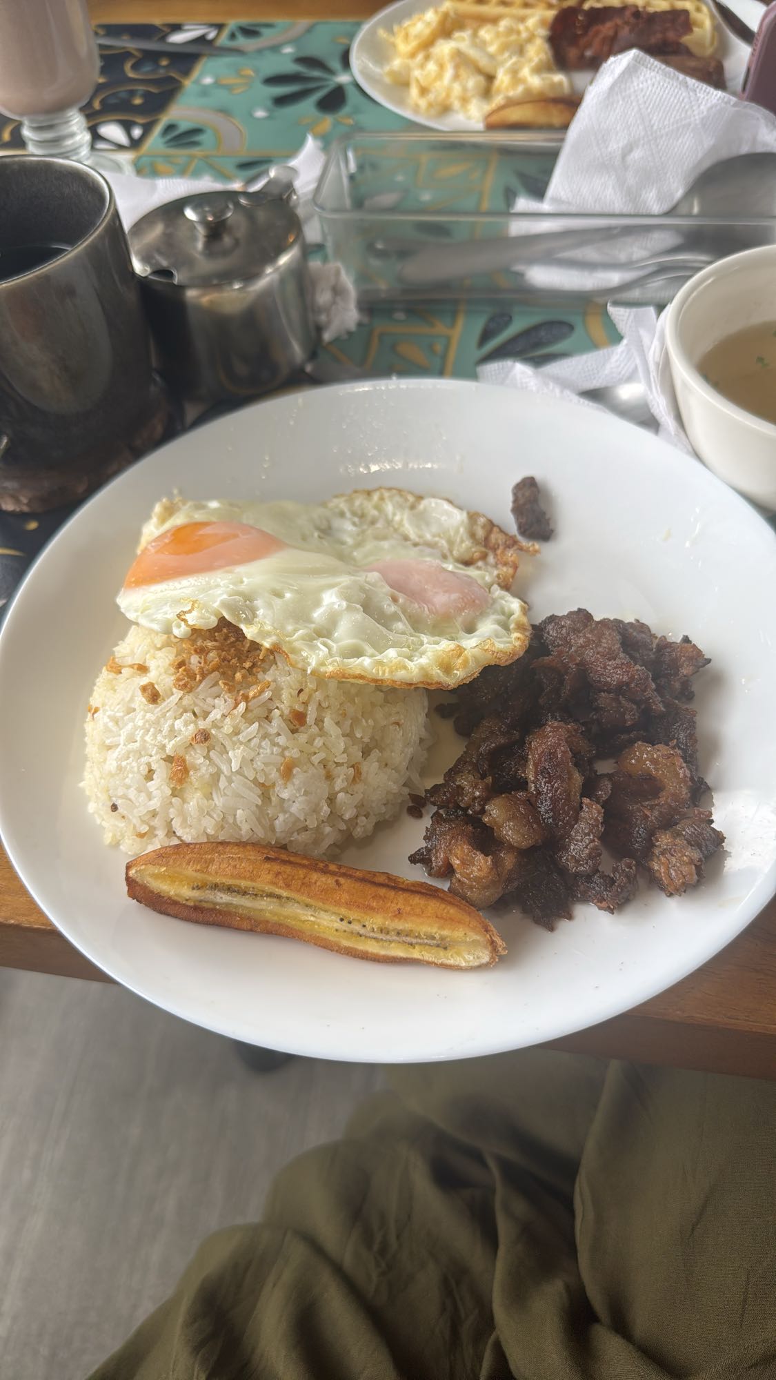 Filipino breakfast plate