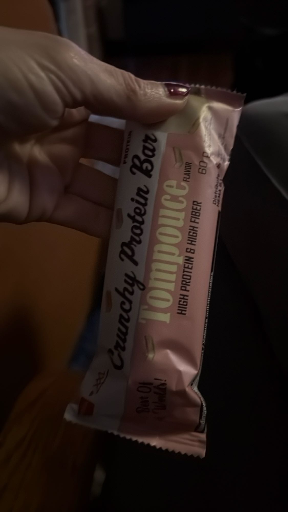 Crunchy Tompouce Eiwitreep