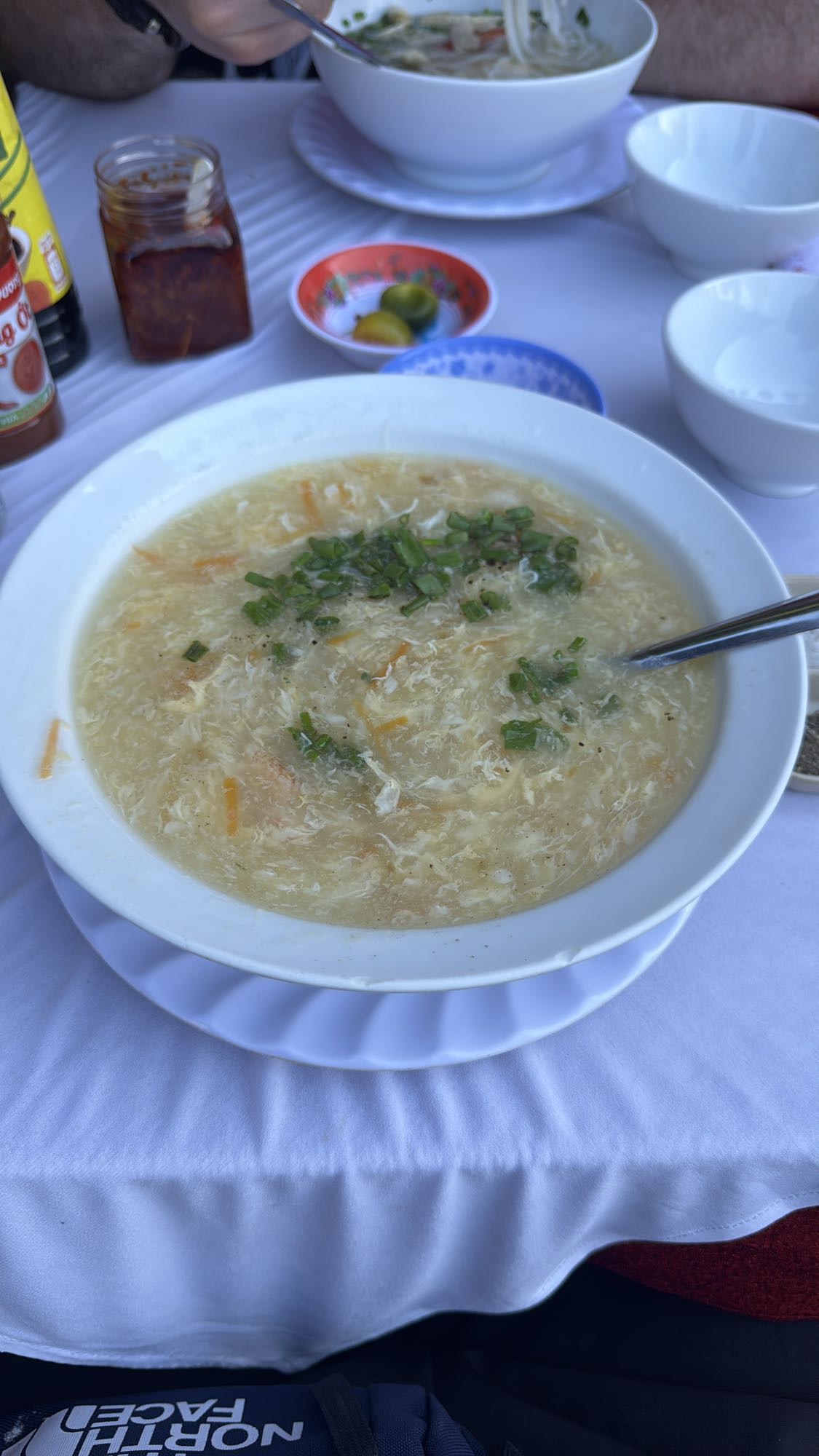 яичный суп с овощами