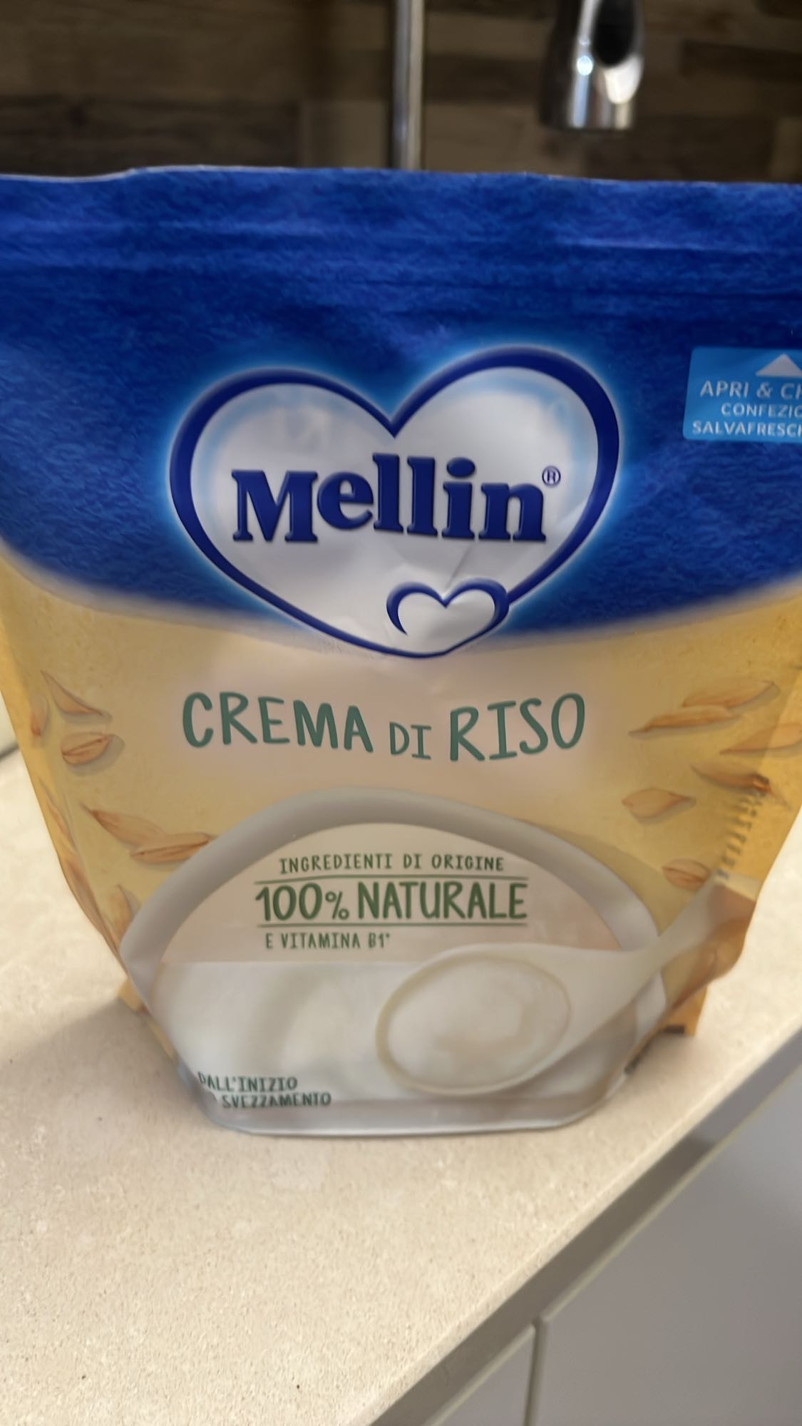 Crema di riso Mellin