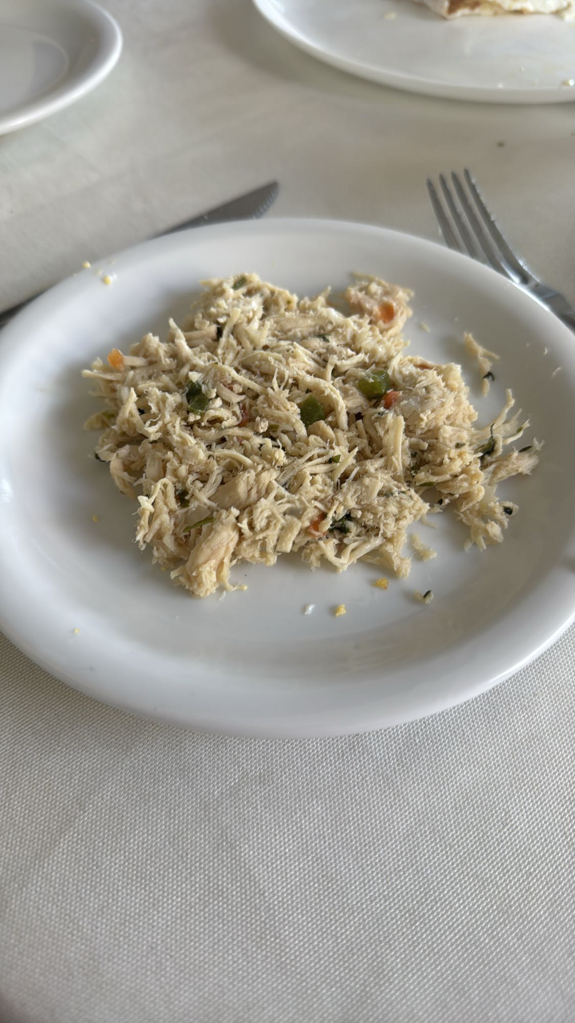 Frango desfiado simples