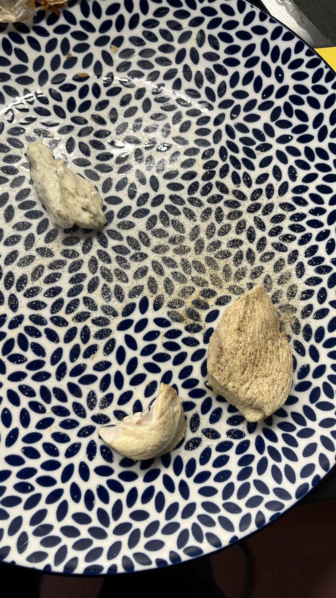 Poulet nature restes