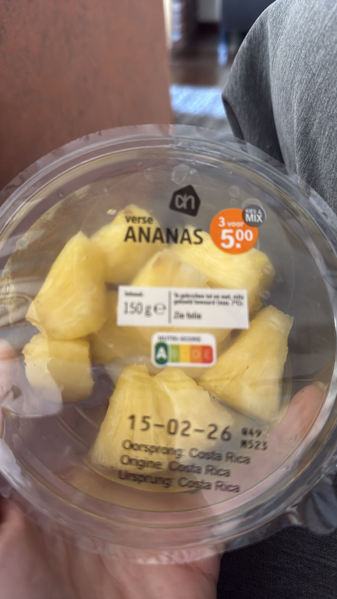 verse ananas stukjes