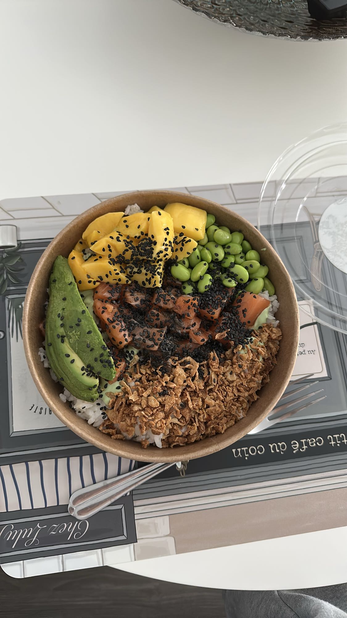 poke bowl de salmón