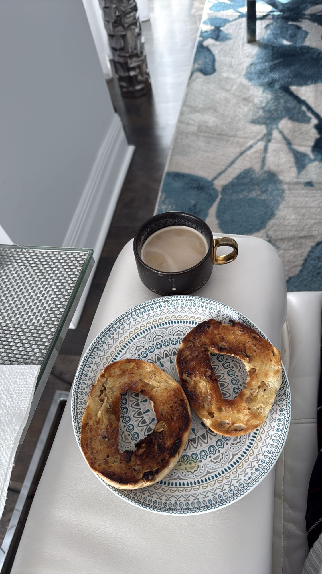 Bagels et café au lait