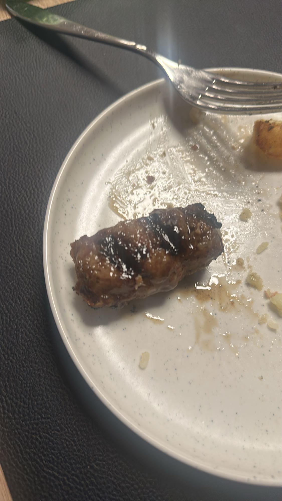 Grilled meat with potato