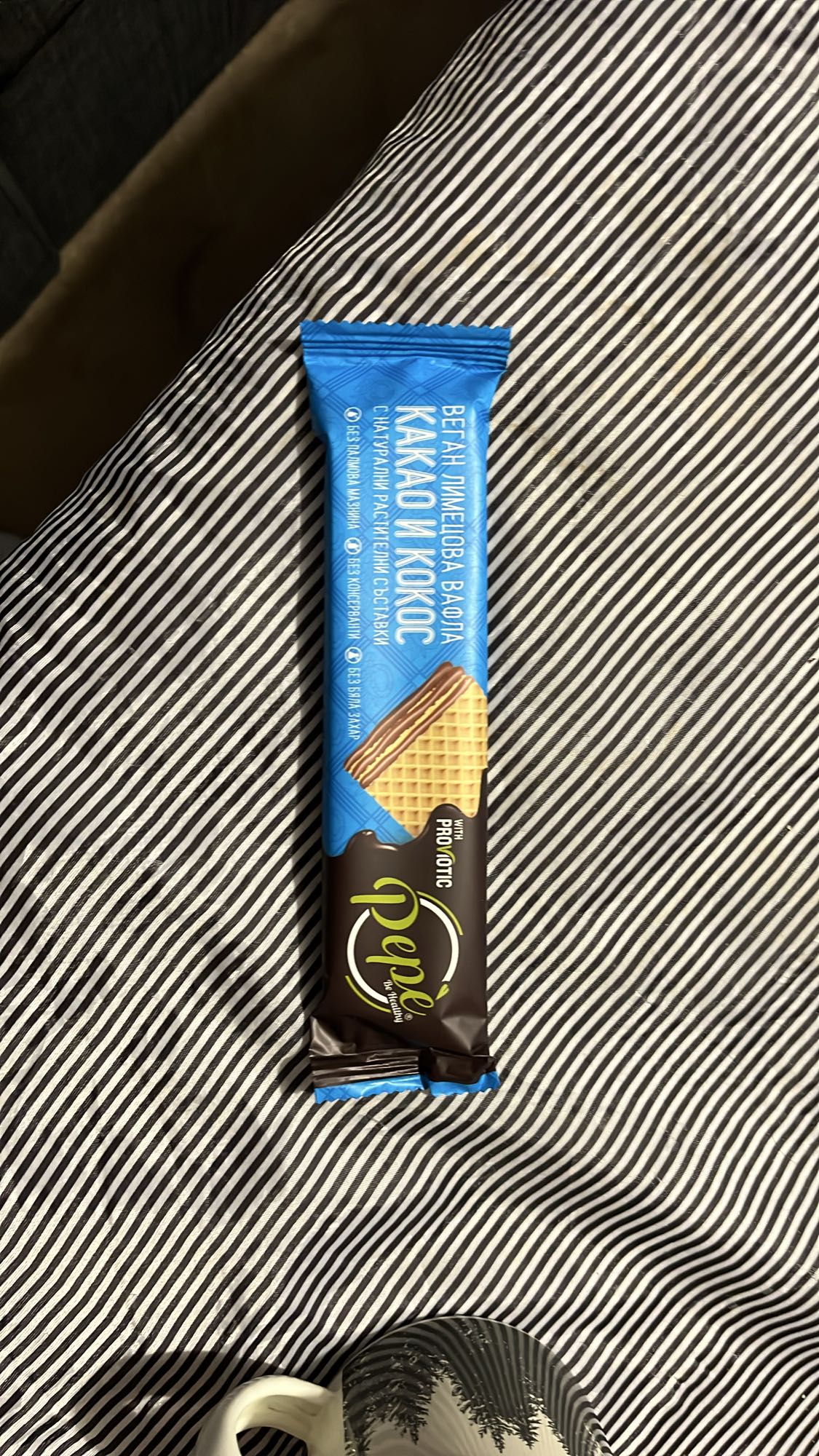 Веган какаова вафла