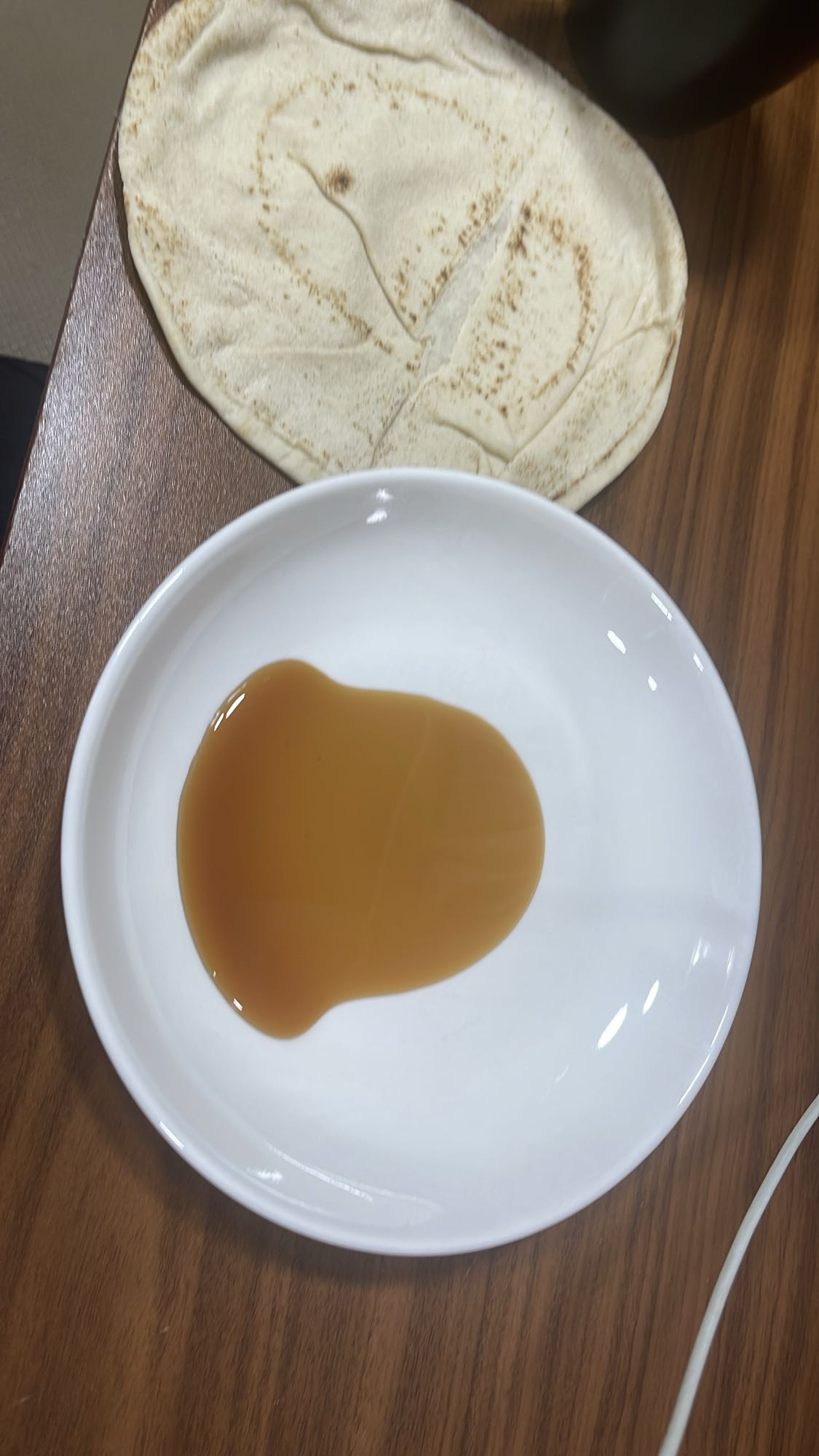 Flatbread with date syrup