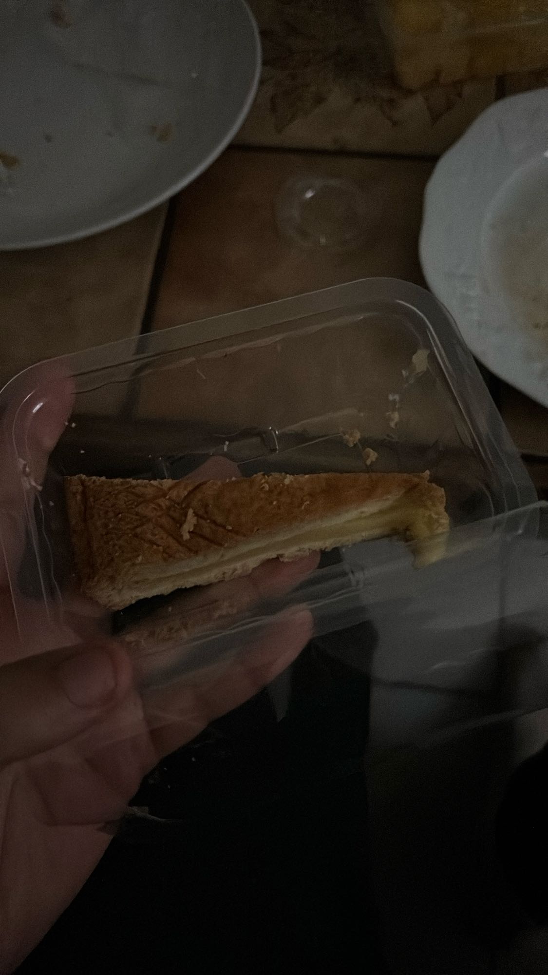 Part de galette feuilletée