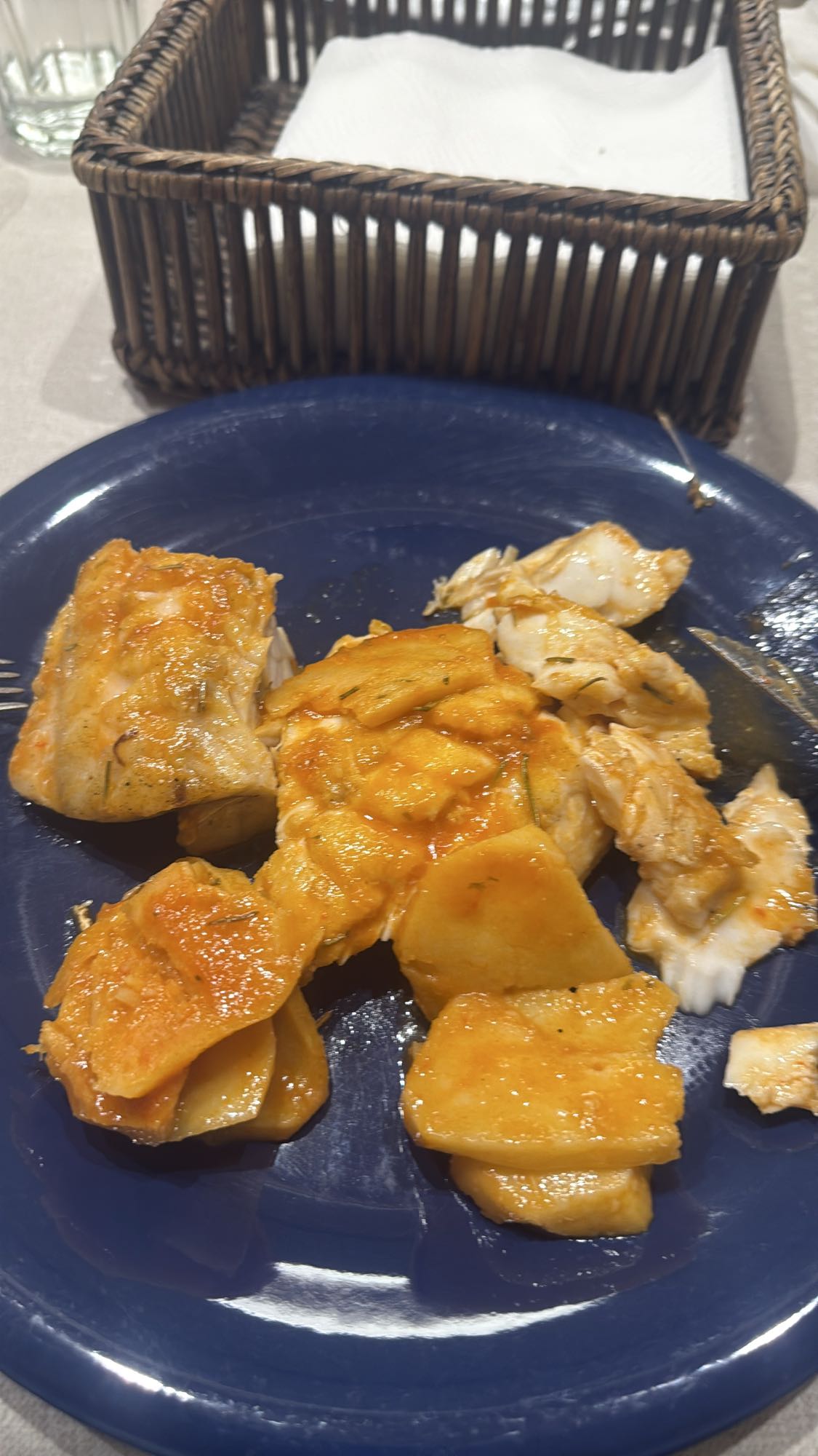 Pescado con patatas