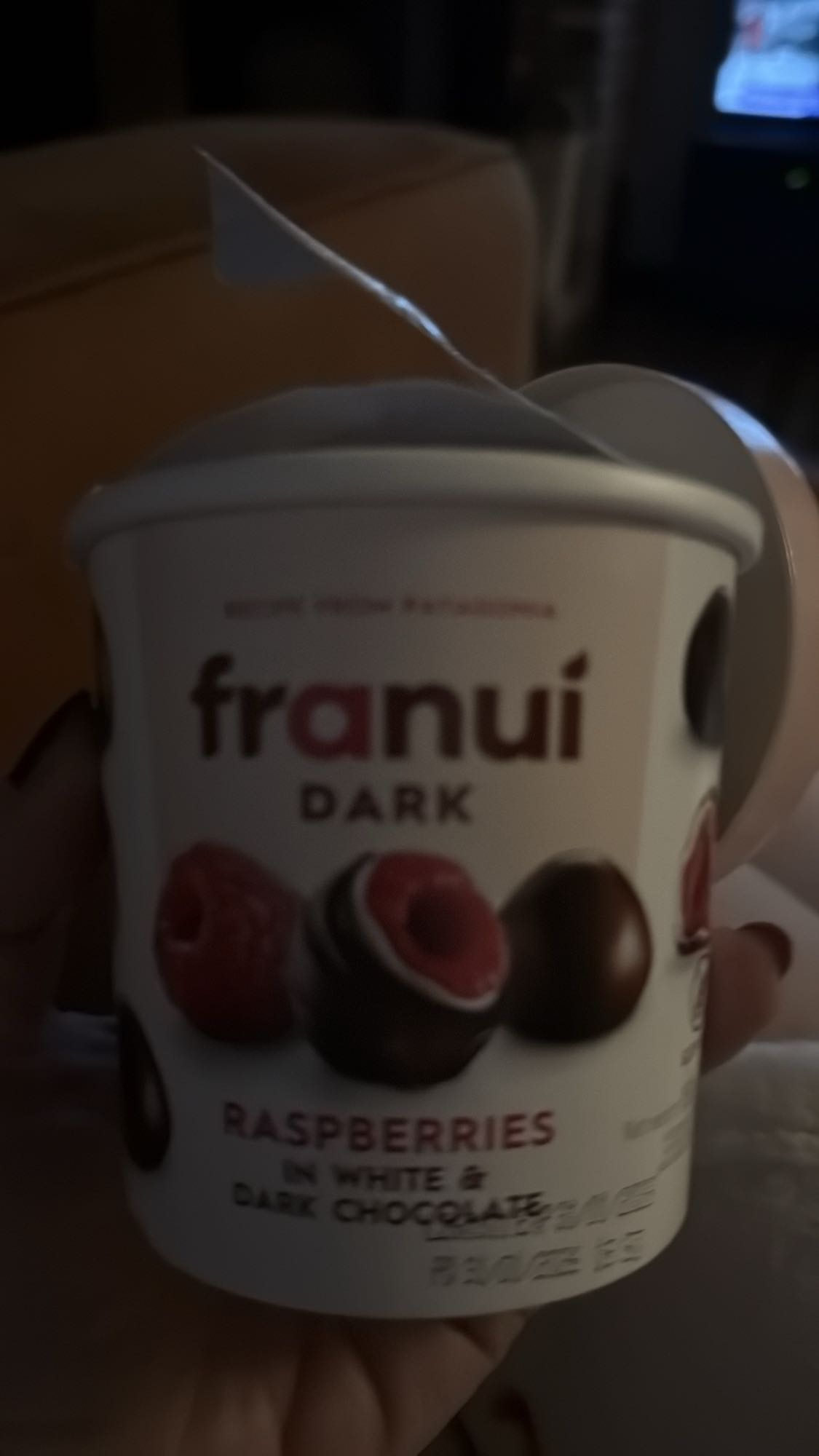 frambozen in chocolade