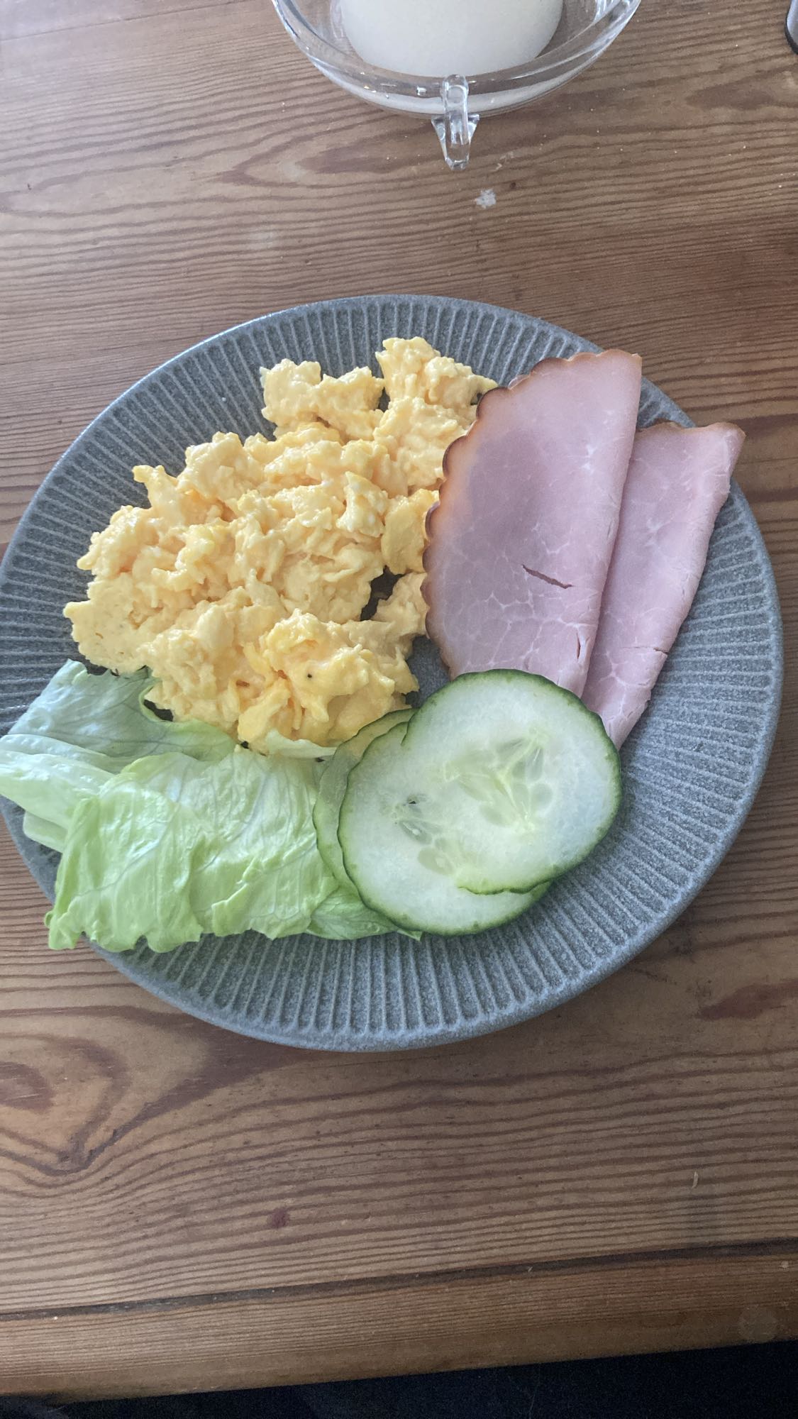 Äggröra med skinka