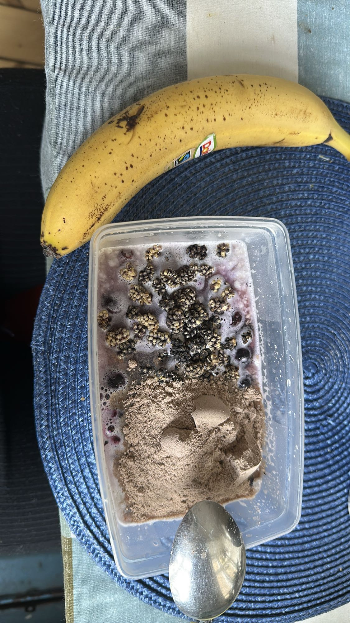 Proteinfrukost med banan