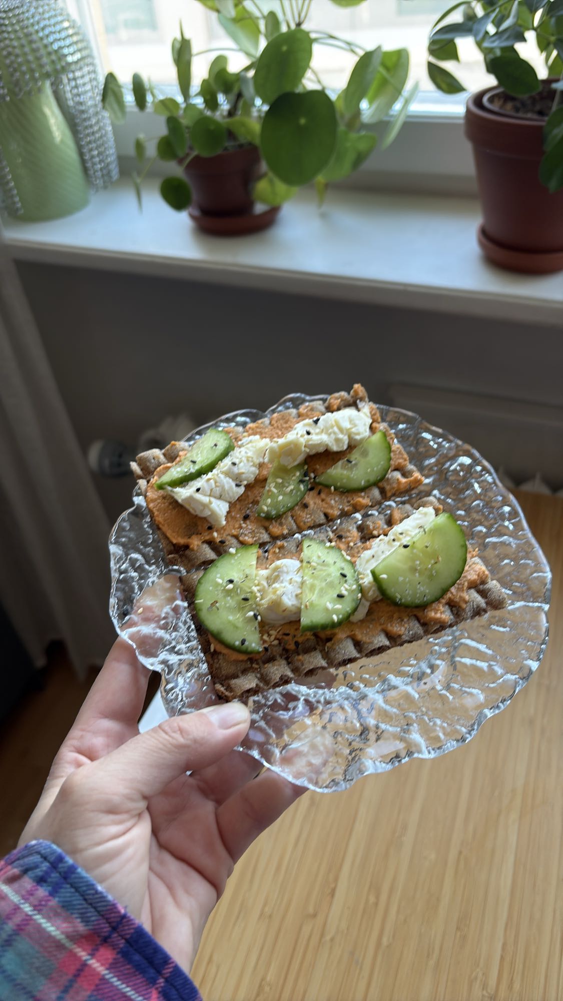 Knäckebröd med pålägg