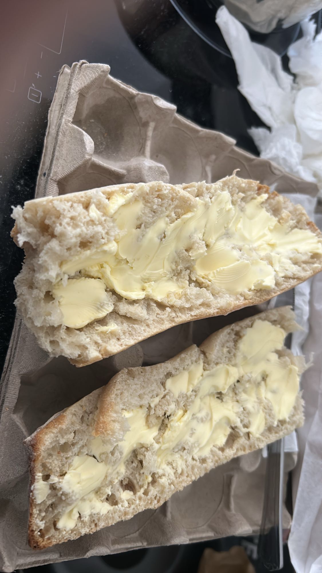 Baguette au beurre