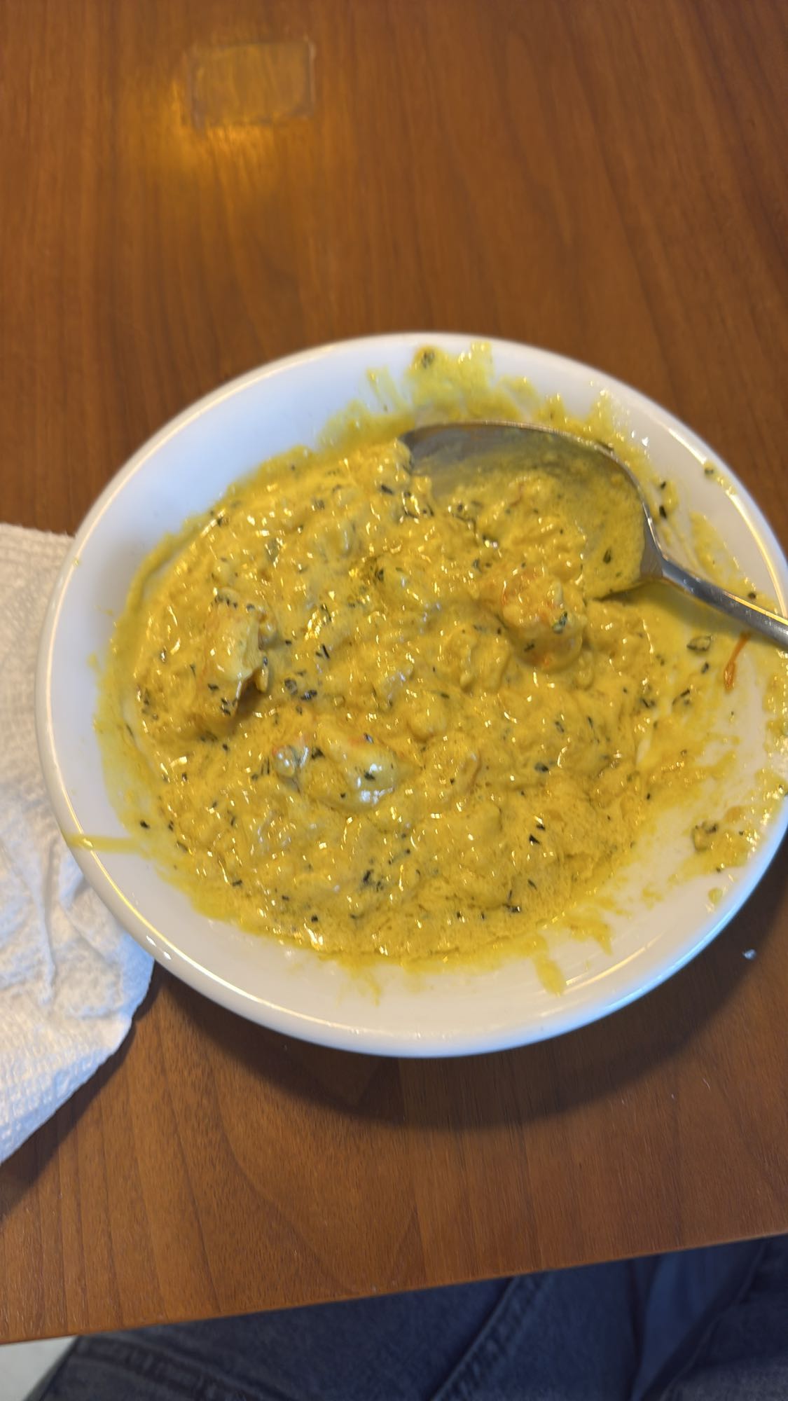 Creamy chicken curry