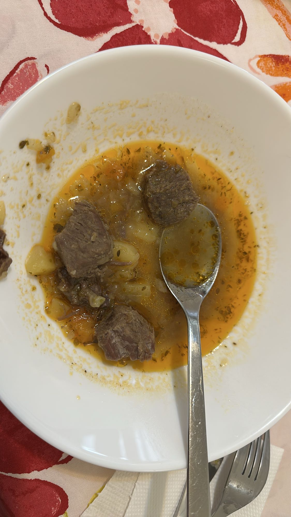 Beef stew with potatoes