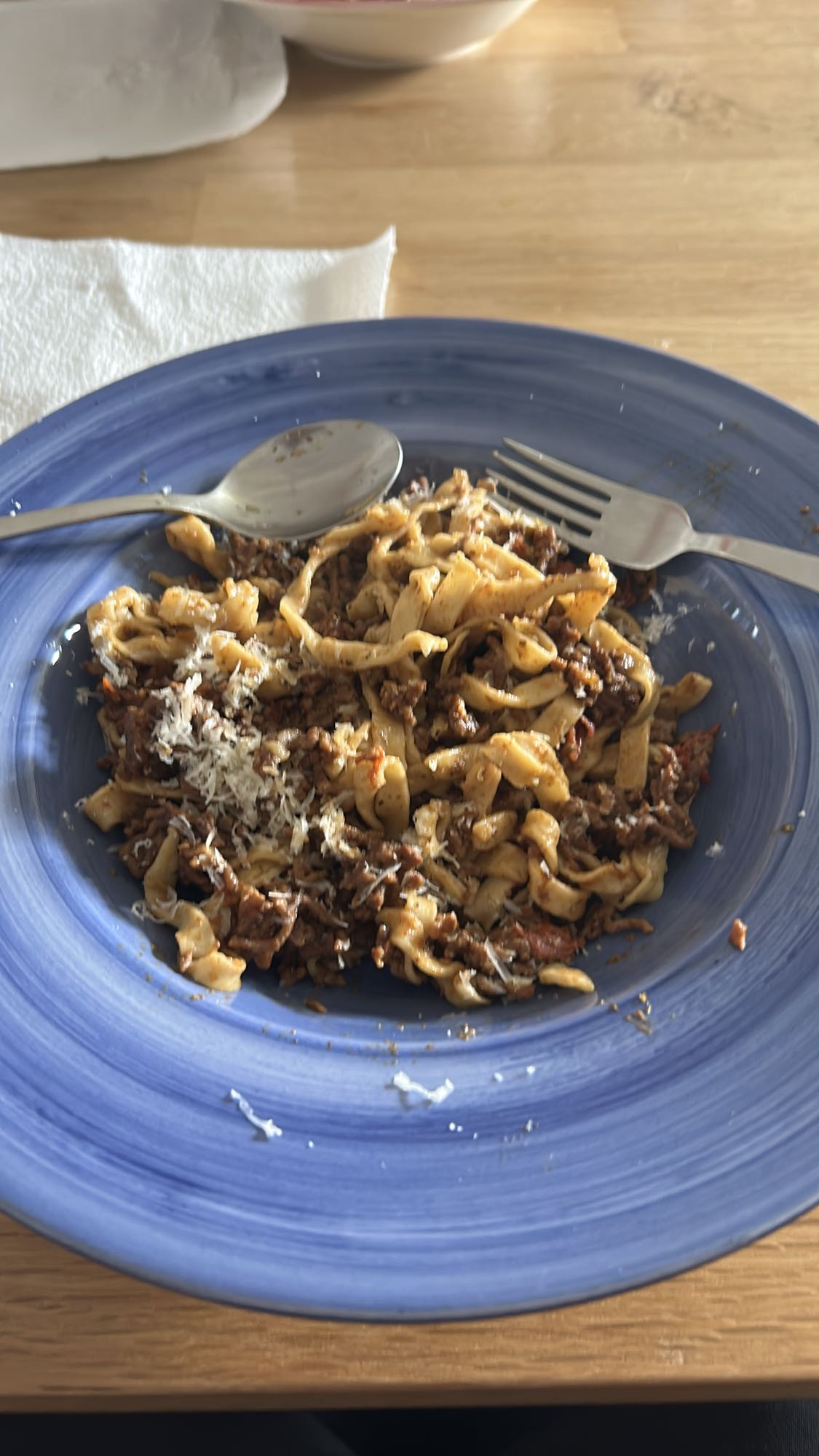 Tagliatelles bolognaise