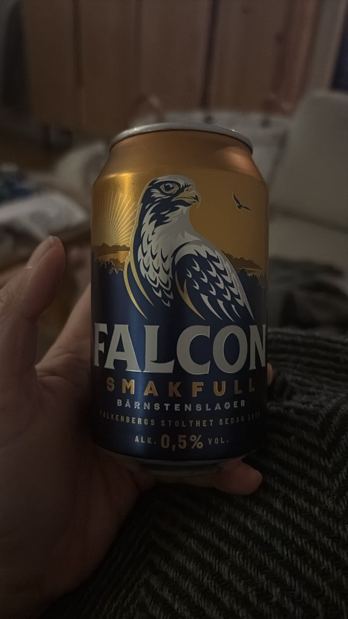 Falcon lättöl burk