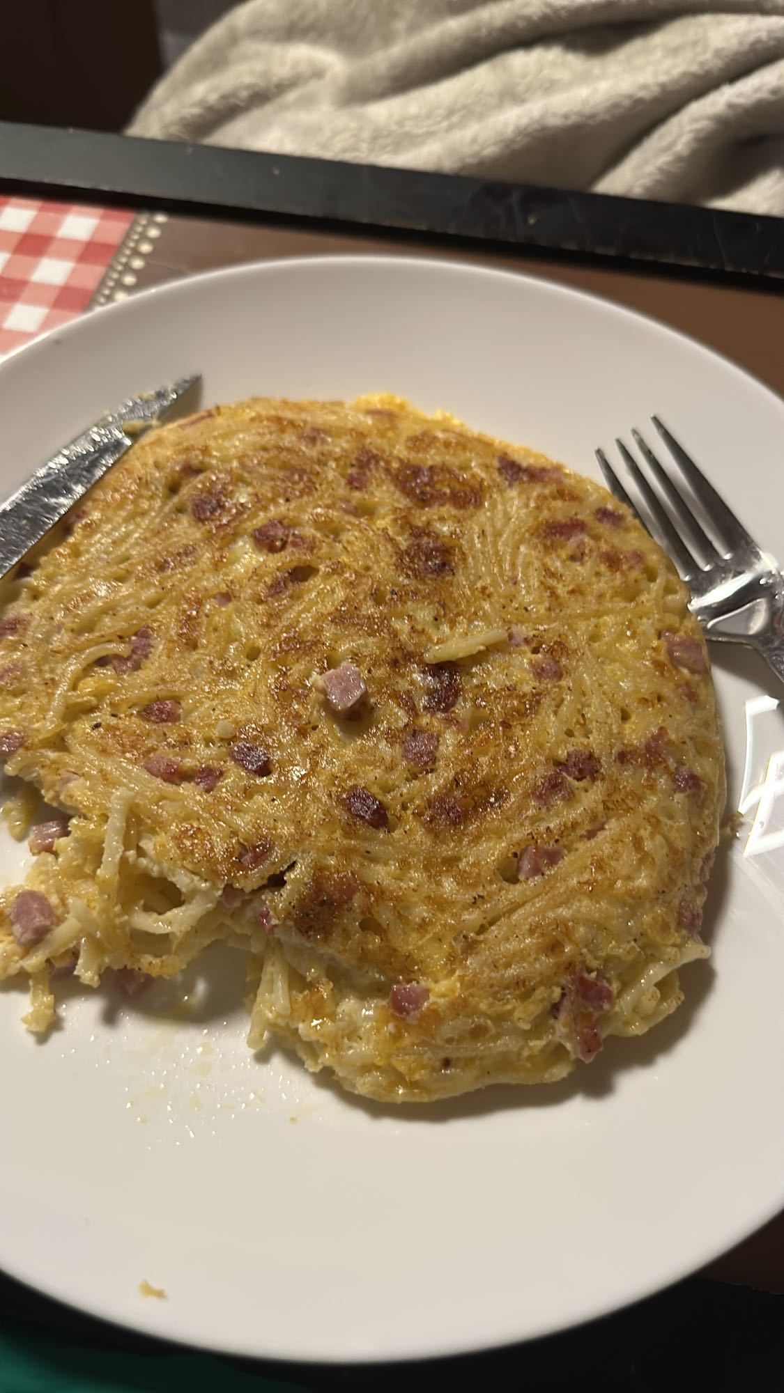 Spaghetti Omelette