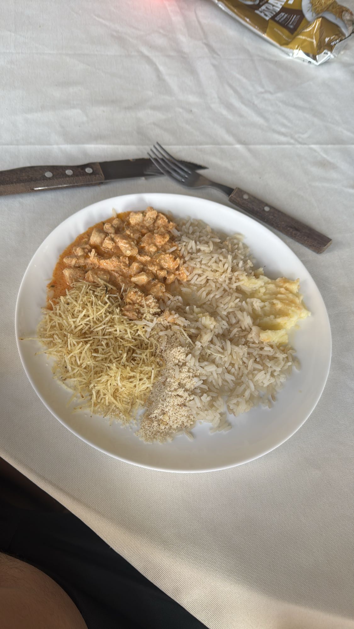 Strogonoff com arroz