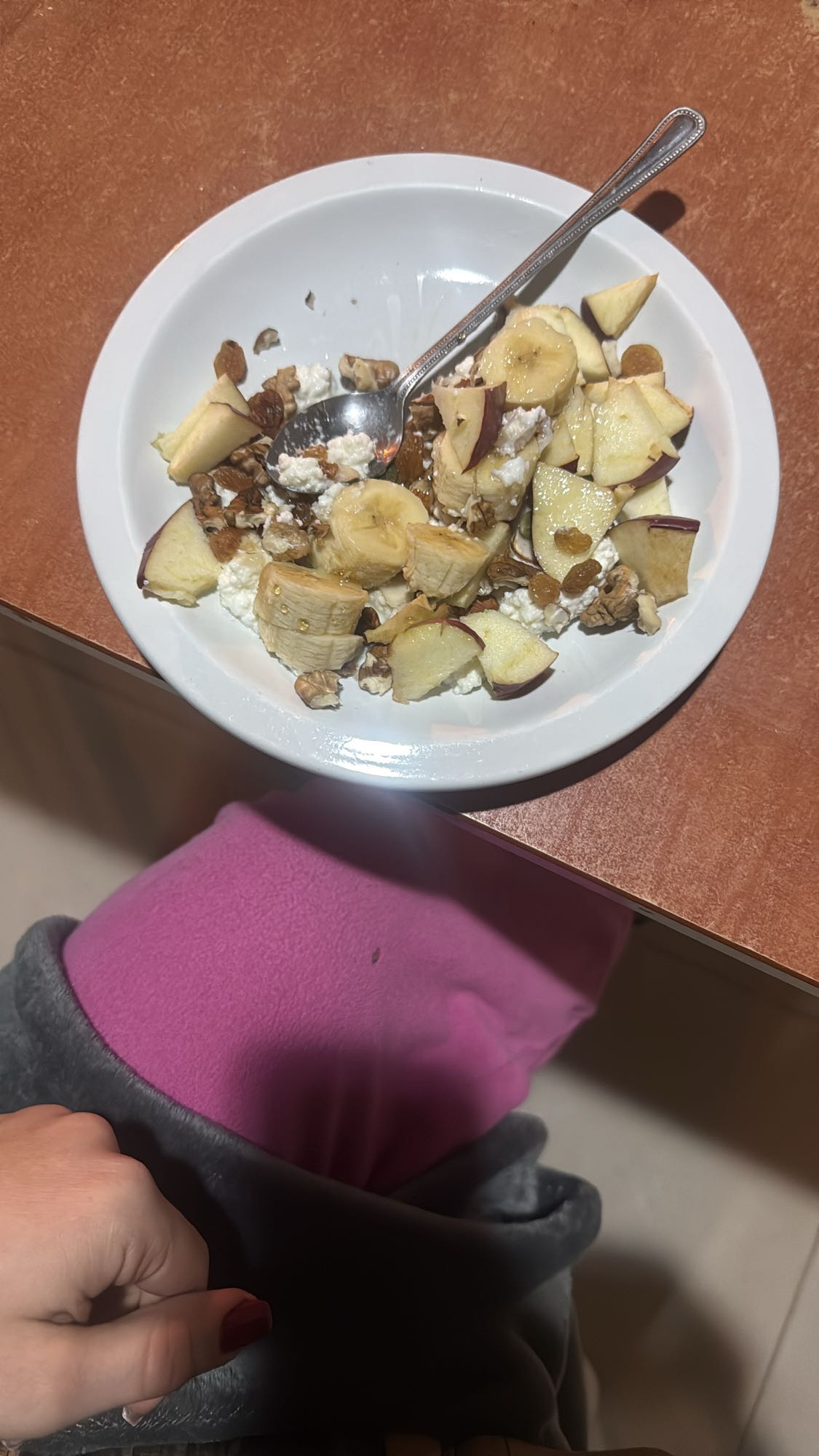 Fruit cottage cheese bowl