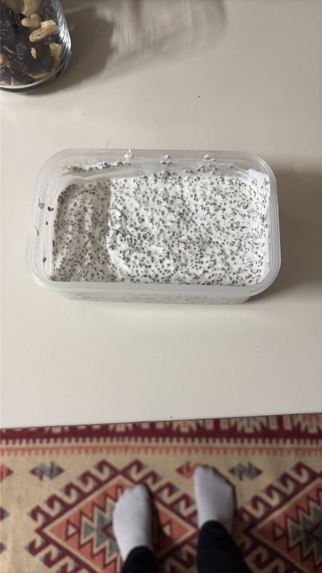 Budincă de chia cu iaurt